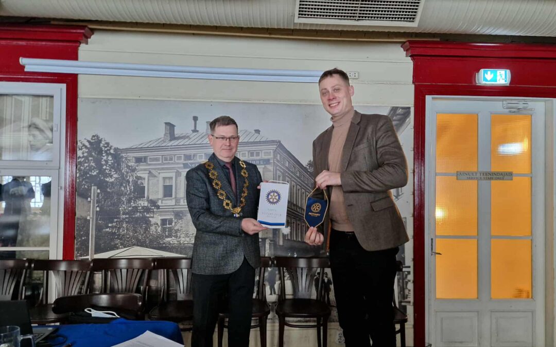 16.01.2026: RAE ROTARY KÜLAS TARTU ROTARY KLUBIS
